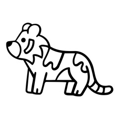 tiger line icon