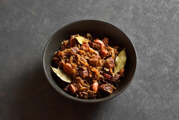 Traditional polish Bigos