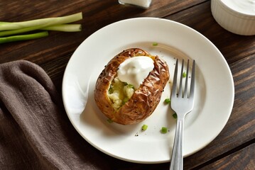 Oven baked potato