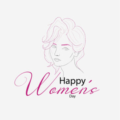 Empower Women Sketch Poster Vector