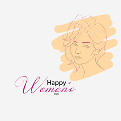 Gorgeous Women's Day Celebration Vector Poster