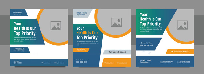 social media post templates for health care and medical.  medical social media post, dentist social media post, doctor social media post 