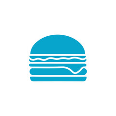 burger icon Simple thin line stroke vector