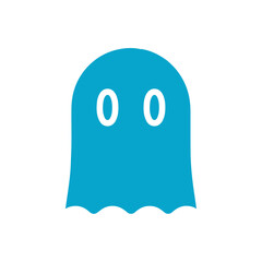 ghost icon Simple thin line stroke vector