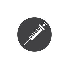 injection icon Simple thin line stroke vector