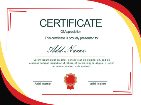 Certificate of Appreciation Template. Elegant and customizable certificate of appreciation template for awards and recognition
