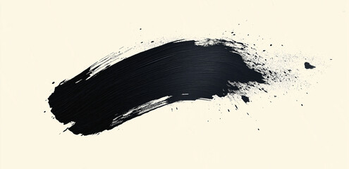 black ink splashes, Grunge badge brush, hand drawn black sticker