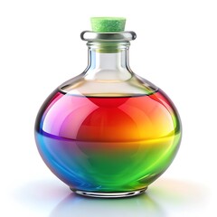 colorful potion bottle