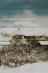 Widoki z okna pociągu Uzbekistan © Katarzyna