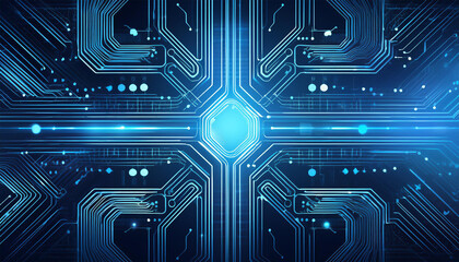 high tech circuit board background abstract digital technology presentations electronic component digital infrastructure blue tech theme modern electronics evolution expansion