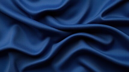 Obraz premium Shimmering Blue Fabric With Subtle Sparkle And Soft Folds