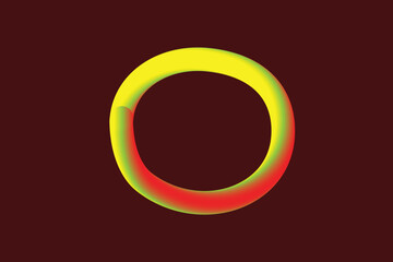 The background of the letter "Q" which is composed of gradations of several light colors is poured on one canvas.A to Z.x sign with dark yellow background. Abstract gradation wave pattern alphabets 