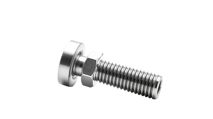 Photo of bolt and nut isolated on transparent background.png