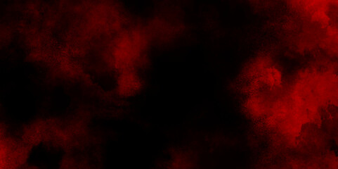 Red smoke in dark background, red textured stone wall background, abstract background with copy space for design, watercolor red or  black grunge background.