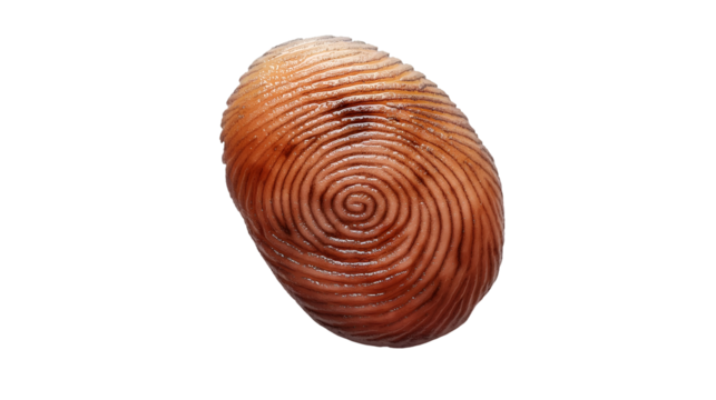 Brown Spiral Design Abstract Oval Texture, Artistic Curves for Background Themes, isolated on transparent background. - Powered by Adobe