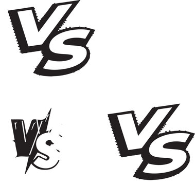 vs vector silhoutte