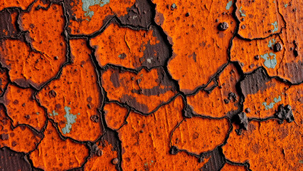 Rusted Metal Texture: Orange & Brown Corrosion Patterns for Industrial, Vintage Designs