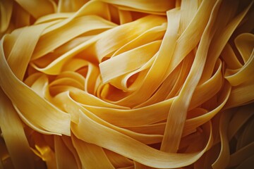Golden strands of pasta, a culinary delight.