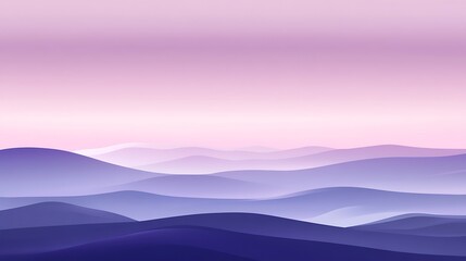 Obraz premium Serene Purple Mountain Range Under a Soft Pink Sky