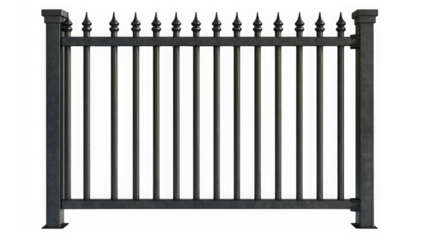Prison bars isolated on transparent background. Steel metal or iron jail cell cage security lock grid, law and justice punishment for criminal, freedom, escape, guilty, arrest