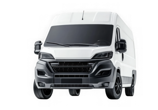 Professional van vehicle automobile, streamlined car isolated transportation, efficient business delivery commercial minibus, dynamic cargo minivan, logistics modern industrial 