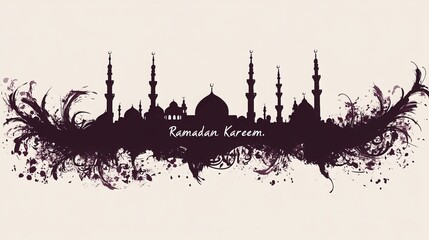 This 3D illustration depicts an Islamic background with a Ramadan lantern and crescent moon. It's a perfect decoration for religious celebrations including Ramadan Kareem, Mawlid