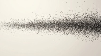 Obraz premium Abstract particle stream on light background, potential use for graphic design or data visualization
