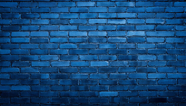 navy blue brick wall texture background vintage backdrop for design