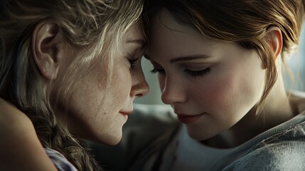 Heartfelt Connection Between Mother and Child on Mother's Day