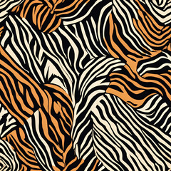 seamless zebra pattern
