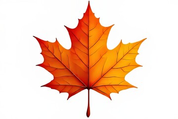 Obraz premium Vibrant Autumn Maple Leaf Image for Fall Backgrounds