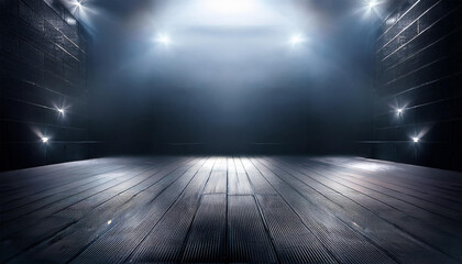 dark room with light background