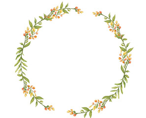 Guirlanda Floral Decoração para Casamento Ornamento Floral Aquarela