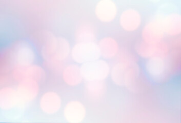 Obraz premium Beautiful defocused pink blue violet background, glowing lights texture, abstract bokeh.Soft romantic blur.