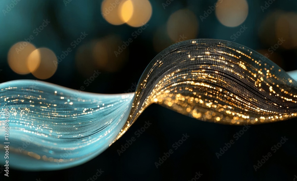 Poster quantum computer architecture is depicted in a futuristic 3d illustration of abstract tech backgroun