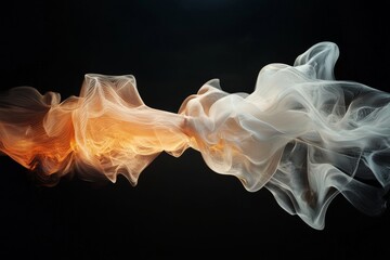 Fototapeta premium A dynamic 3D visual background featuring abstract sound waves and neon lines that evoke the concept of audio creativity through high-frequency motion and particle visualization