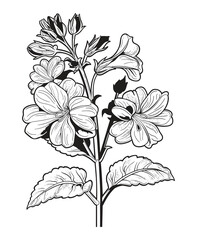 Victor Illustration Of Floral Flower