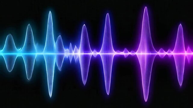 Sound waves. Speed up video