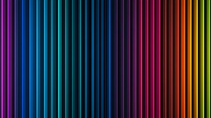 Vibrant Rainbow Vertical Stripes Abstract Background