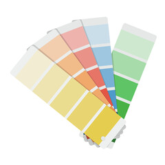 Color swatches palette guides for designers