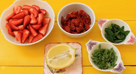 Gazpacho is a classic Spanish tomato soup flavored with mint, garlic, spices, and herbs. A must-try!