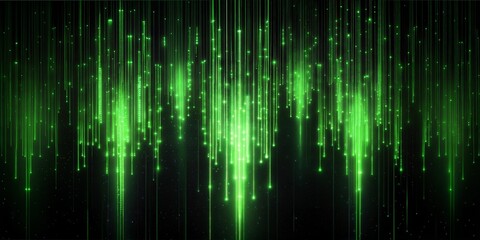 abstract green background with rays