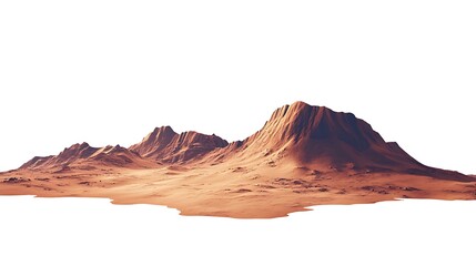  a rocky, barren terrain. It shows orange and brown hues suggesting a desert