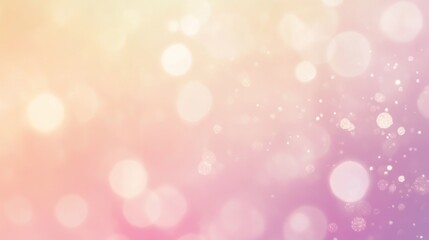 Obraz premium Dreamy Pastel Bokeh Background with Sparkling Light Particles Effect