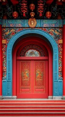 Obraz premium Chinese ornate historic temple high resolution hd picture