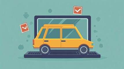 Disapproved Computer Icon Car Cartoon Vector