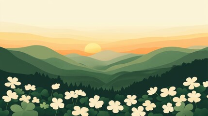 St. Patrick’s Day theme decoration.