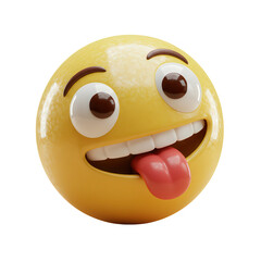 Fototapeta premium EMOGI SORRINDO FUNDO TRANSPARENTE