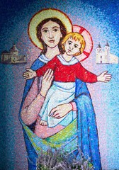 virgin mary with jesus