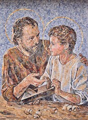 mosaic of jesus christ
